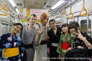 leafcup yukata de yakatabune party - august 28 2011 - leafcup team