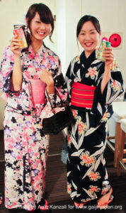 leafcup yukata international party july 25 2011 - sayaka & chisaki