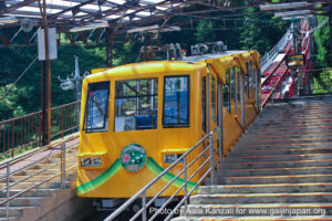 mt mitake mt hinode hiking & onsen - cable car