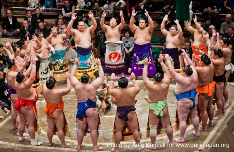 sumo tournament - ryogoku - tokyo - japan - ceremony, cérémonie