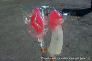 kanamara matsuri festival, iron penis festival, kawasaki, penis & vagina lolipop